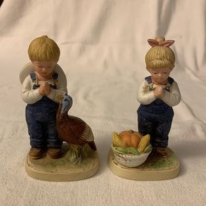 1988 HOMCO Home Interiors Denim Days #1506 Time for Thanks.